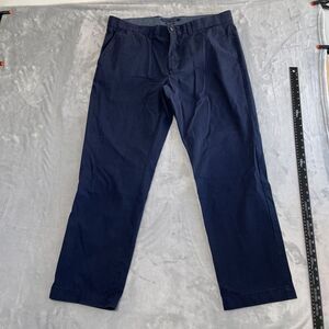 Tommy Hilfiger Dress Pants Men 36/30 Blue Khakis Tailored Fit Mid Rise